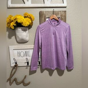 Antigua Apparel Dynamite Quarter Zip Pullover Womens Size Medium